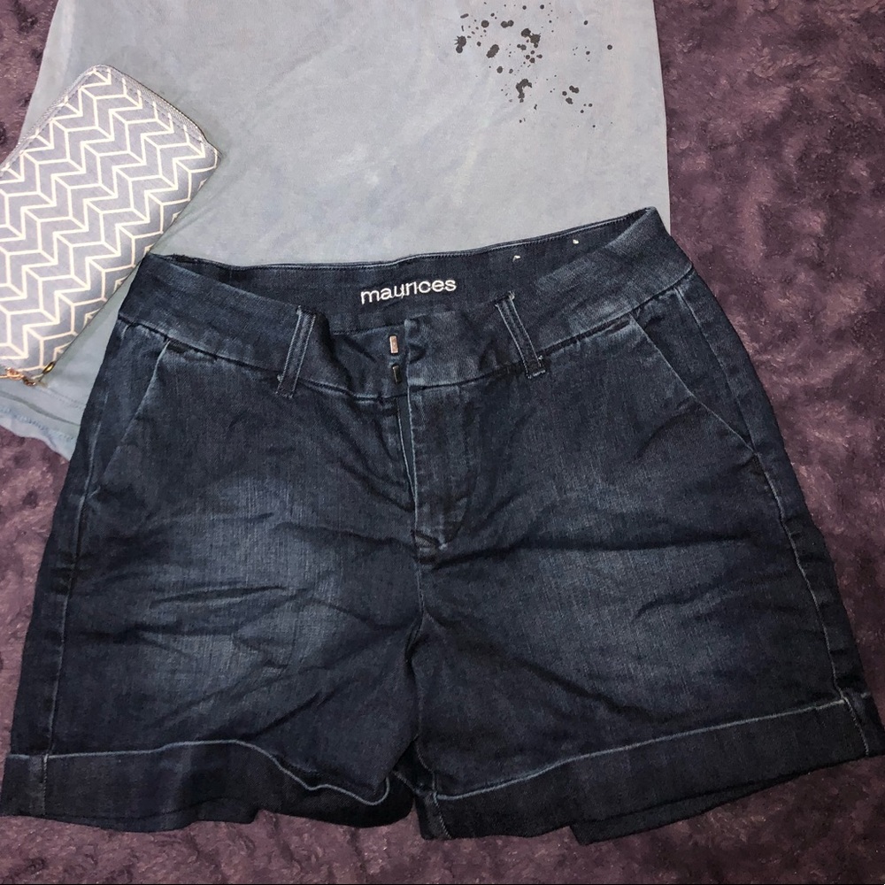 Denim shorts